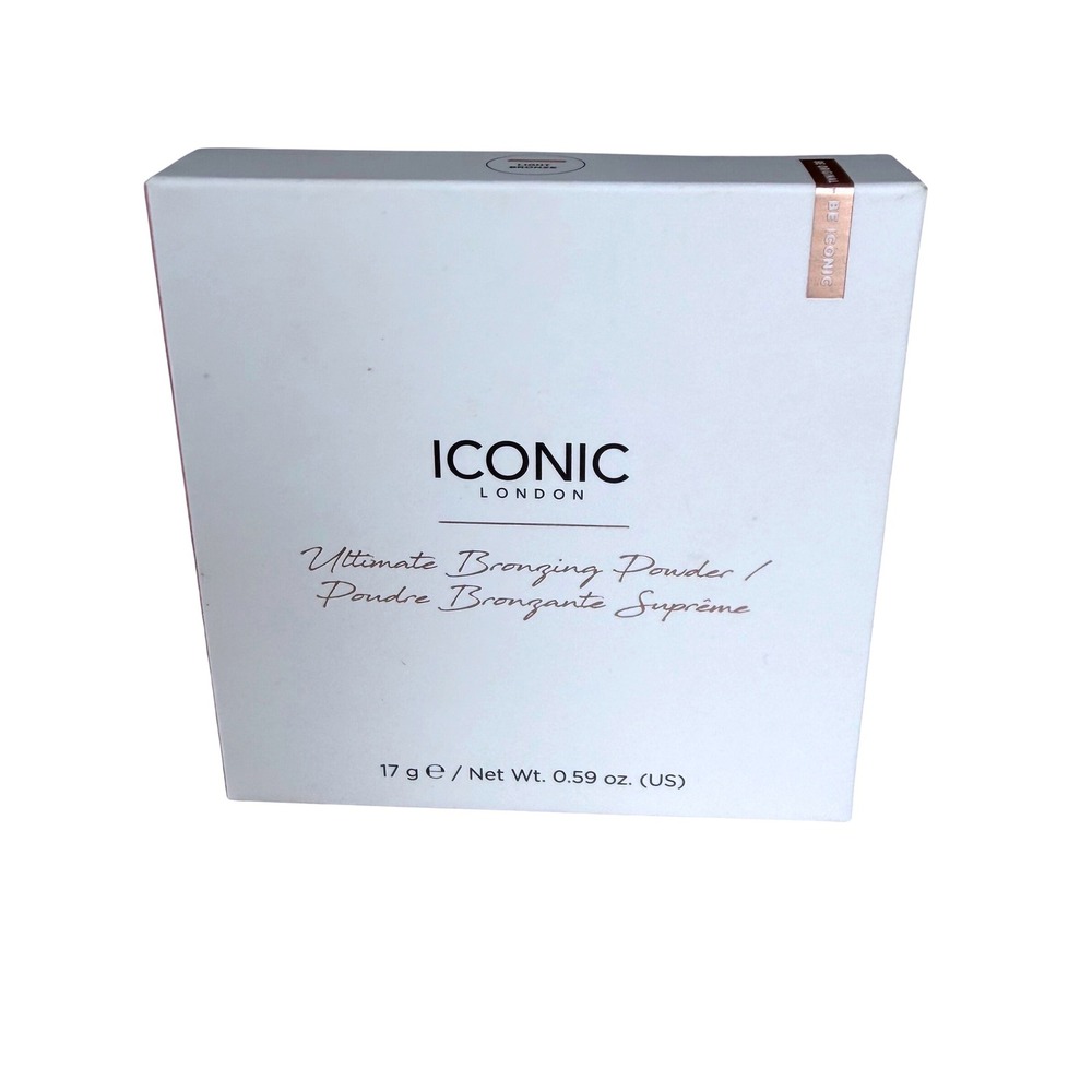 Iconic London Ultimate Bronzing Powder Light Bronze Matte 0.59oz New in Box